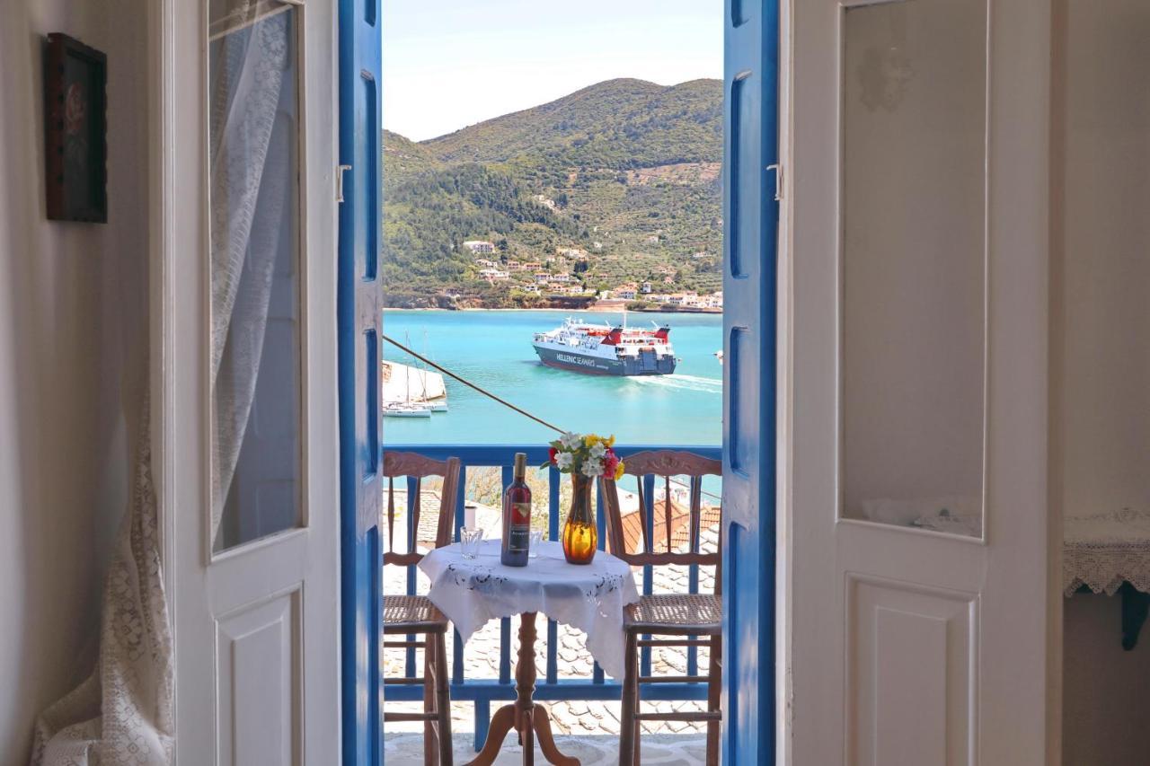 Skopelos House In Castle Panormos  Eksteriør bilde