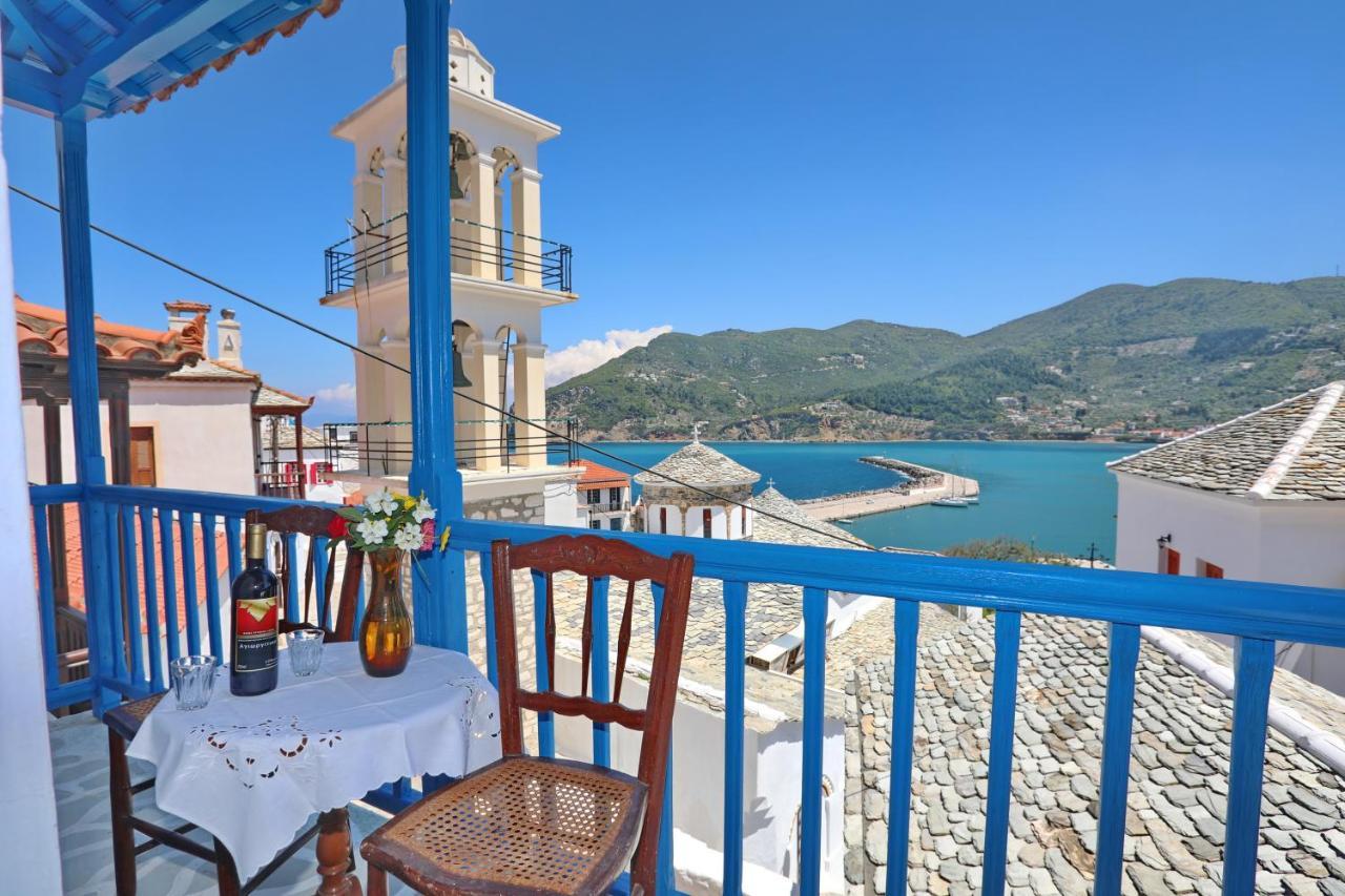 Skopelos House In Castle Panormos  Eksteriør bilde